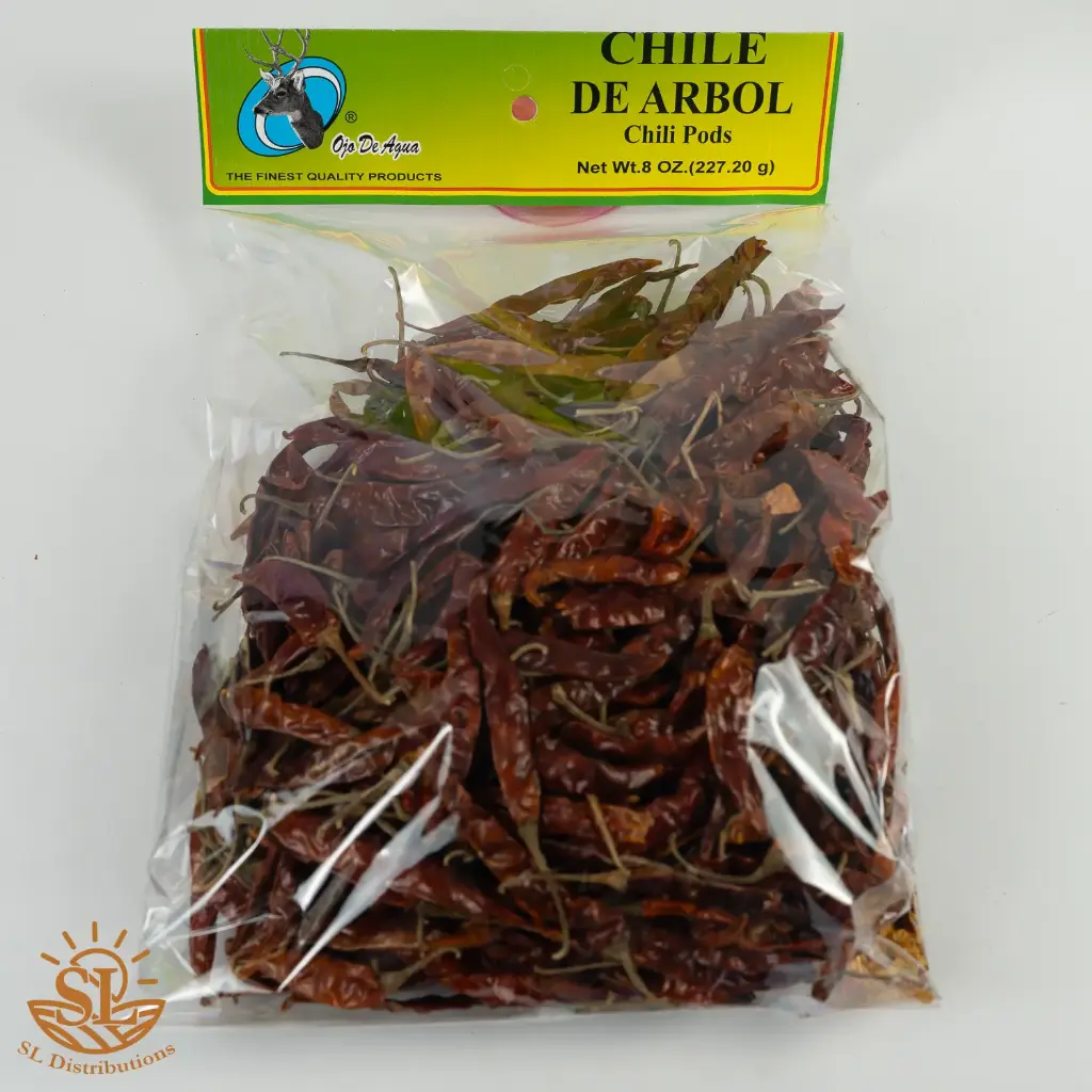 [CS90007-8oz] Chile de Arbol 6 oz 12 cnt