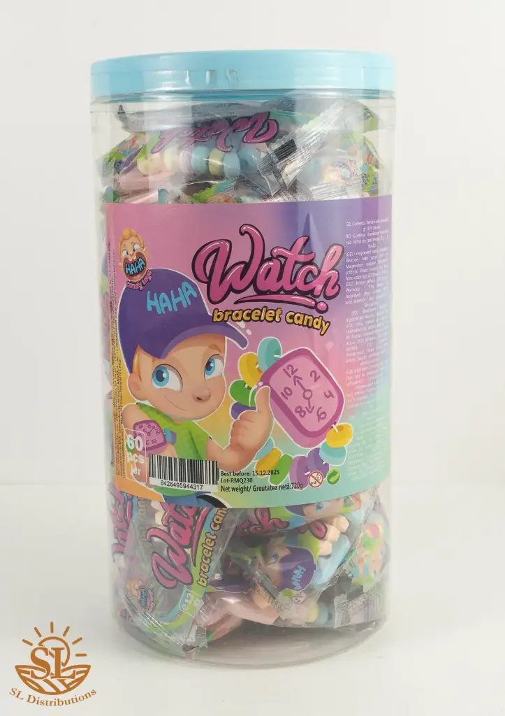 [CS50073] Haha watch candy 1 jar/60pc