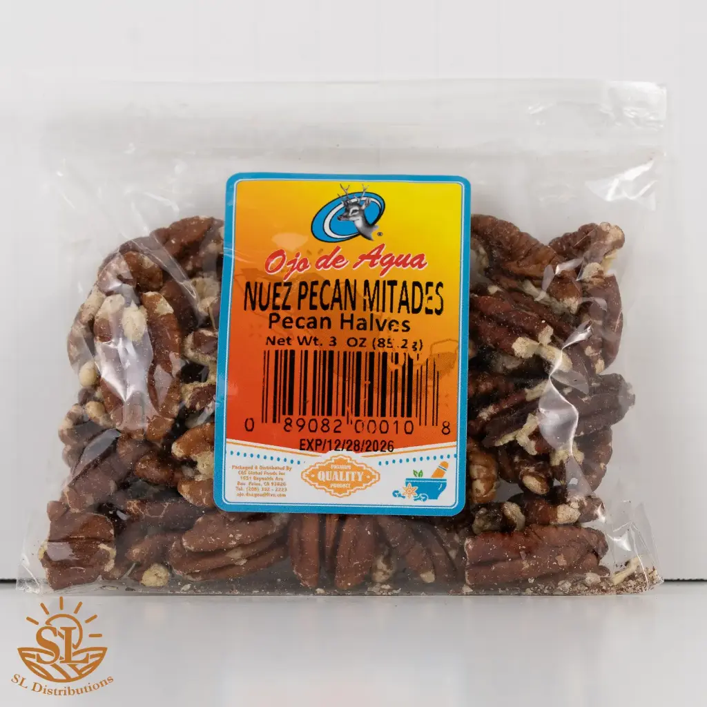 [CS90071] Nuez Pecan Mitades 12/3oz