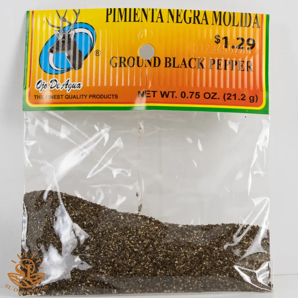[CS60040,80045] Pimienta negra molida *oz 12 cnt