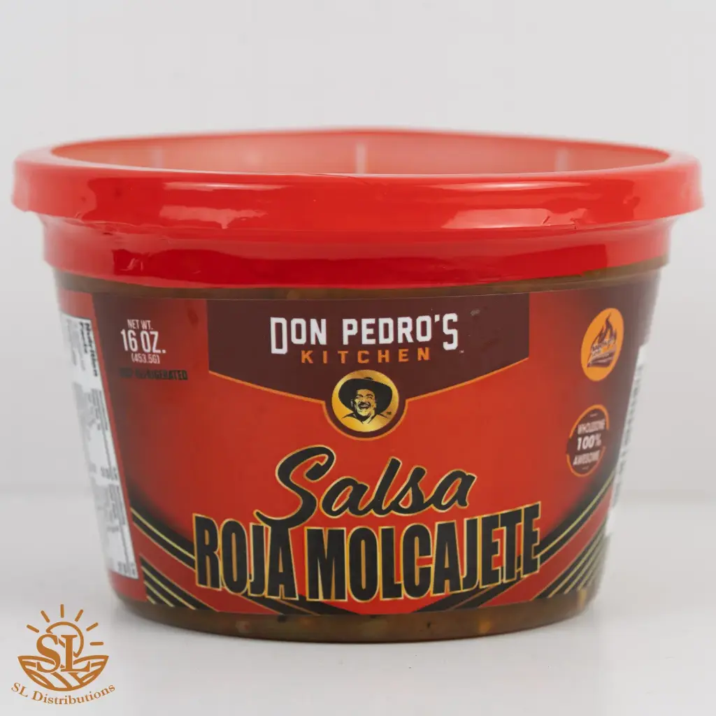 [1000-0101] Salsa de molcajete roja 12pk/ 16 oz