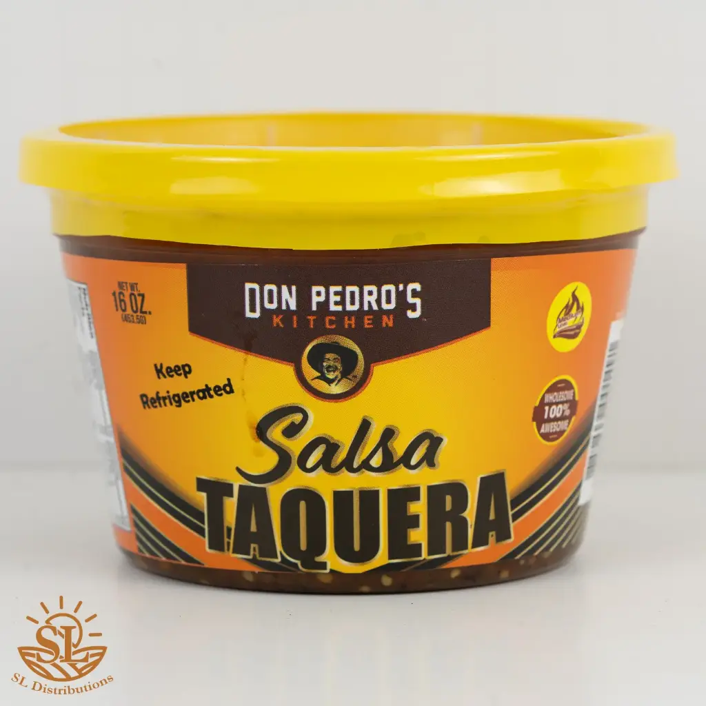 Salsa Taquera tostada de molcajete 16 oz. 12 cnt.