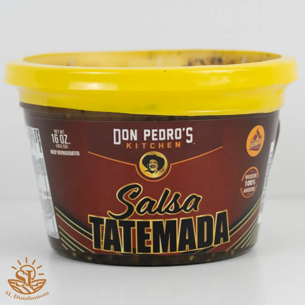 [CS10000,10019] Salsa de molcajete tatemada 12pk/ 16 oz
