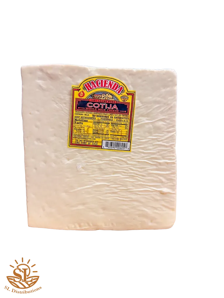 [SL10001-1] Queso Cotija Hacienda 1/4 rw. cut per lb.